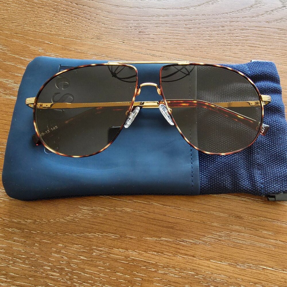 Le Specs Schmaltzy aviator sunglasses